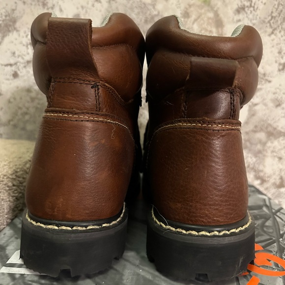 NIB Steel Toe Work Boots Sz 8.5 Wide - Picture 3 of 10